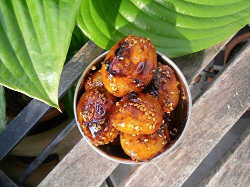 Pommes de terre caramélisées au sésame