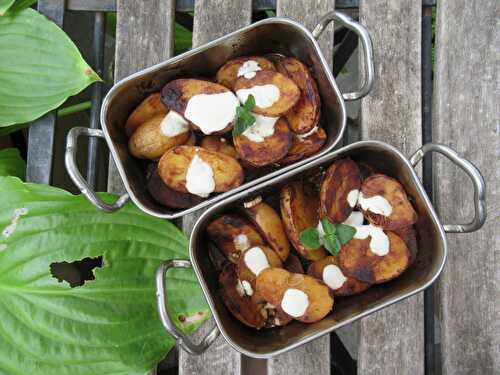 Pommes de terre épicées-sucrées au four