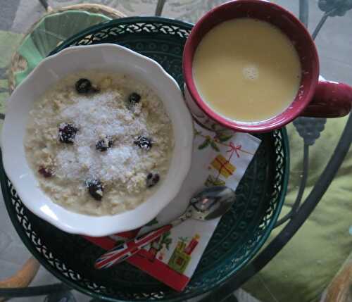 Porridge festif (aux paillettes clignotantes of course ^_^)