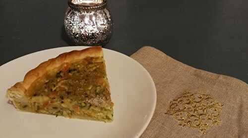 Quiche aux légumes râpés