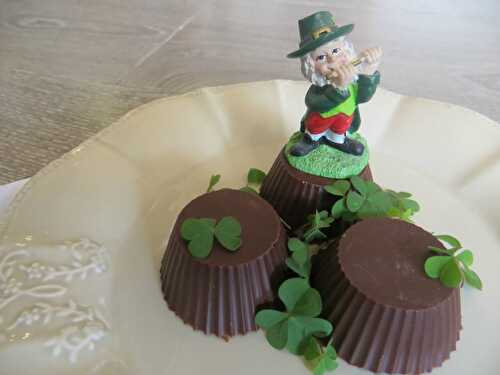 Saint Patrick's spirit: chocolats fourrés au caramel à la Guinness