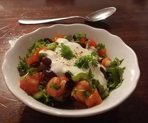 Salade chili végé