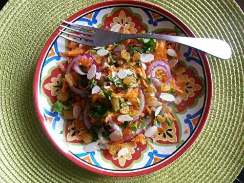 Salade de carottes à l'orientale