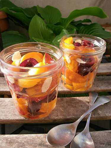 Salade de fruits au sirop de cardamome