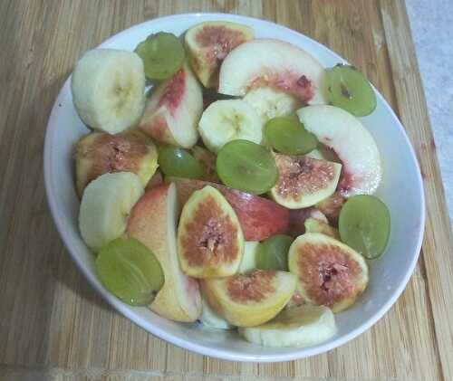 Salade de fruits de saison (automne)