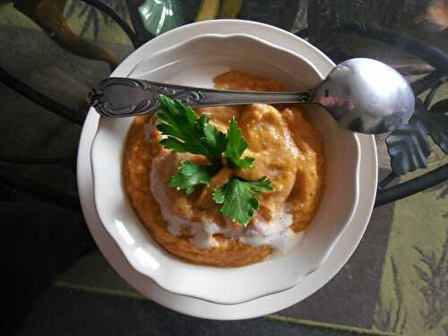 Soupe carotte - céleri - safran
