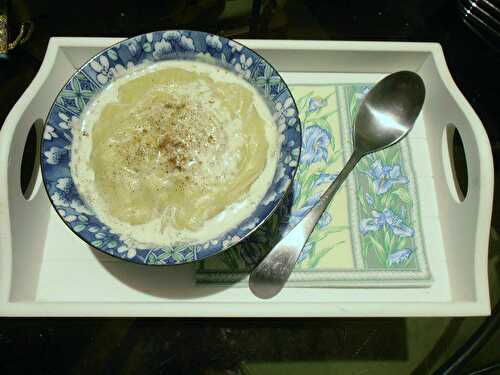 Soupe de pois cassés - lait de coco