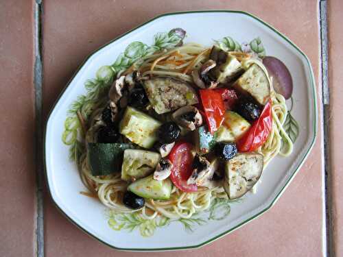 Spaghetti aux légumes d'été