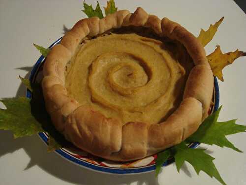 Tarte au fromage blanc et à la courge (et aux épices)