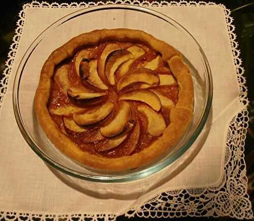 Tarte aux pommes et au caramel