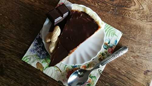 Tarte décadente chocolat - beurre de cacahuète