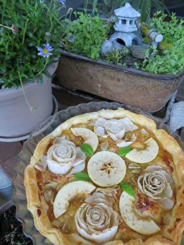 Tarte endive - pomme - moutarde