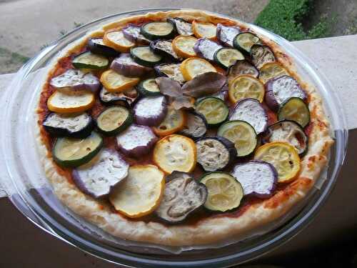 Tarte méditerranéenne aubergine-courgette