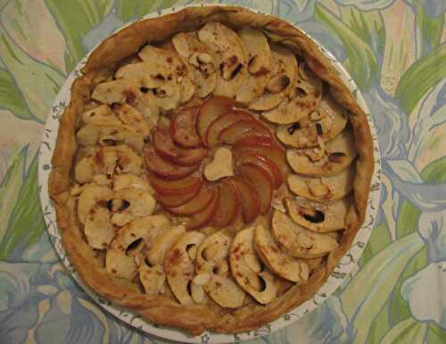 Tarte pomme prune amandes