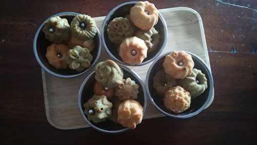 Tea cakes matcha - amande