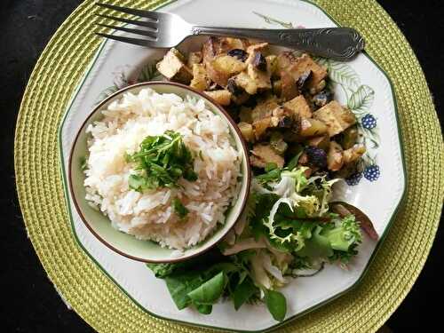 Tofu aux petits légumes