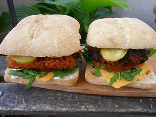 Veggie burgers pour aller avé les patates de hier