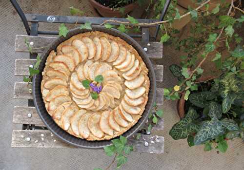 Tarte aux pommes vanille et huile d'olive