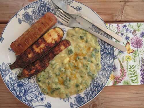 Les dernières courgettes: une délicieuse purée