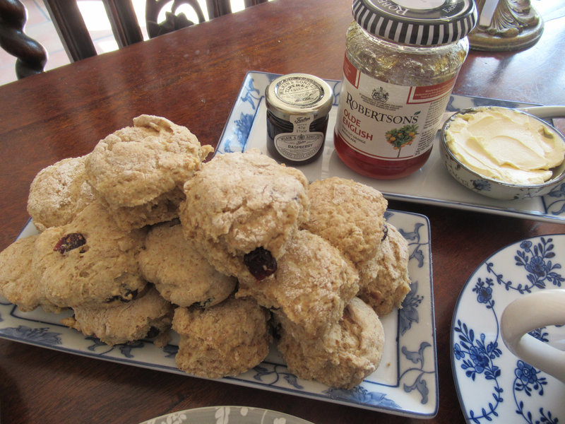 Scones aux cranberries séchées