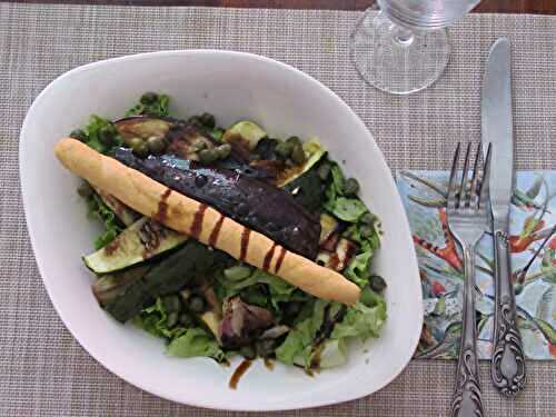 Légumes grillés en salade à l'italienne