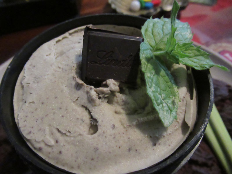 Glace menthe-chocolat