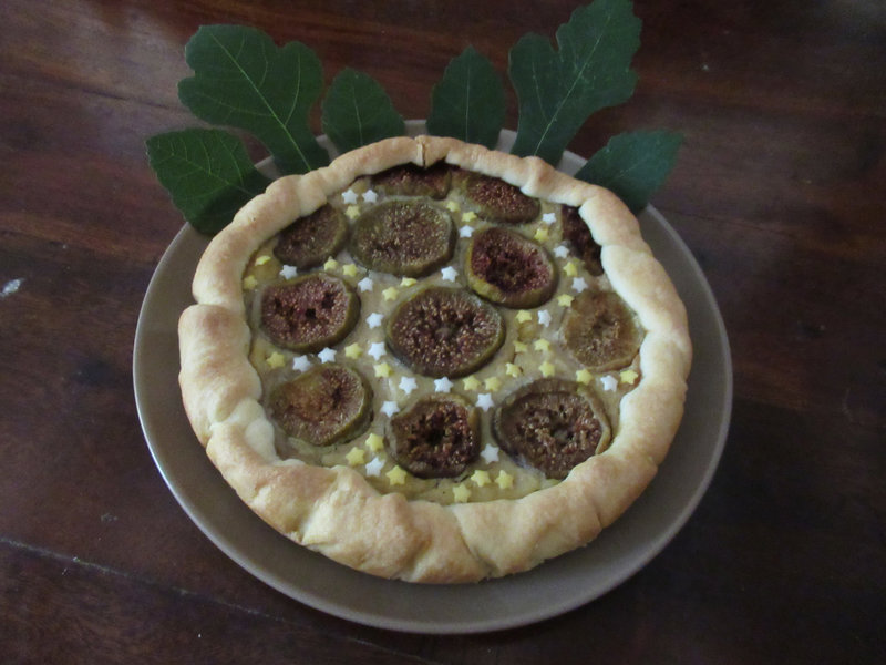 Tarte figues et vanille