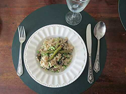 Risotto aux petits pois 