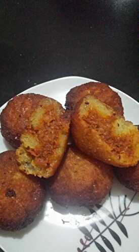 Croquetes manioc et chair de crabe