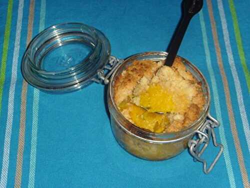 Crumble mangue et noix de coco