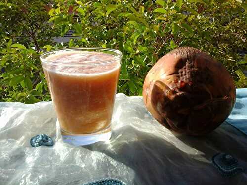 Smoothie banane/melon et eau de coco