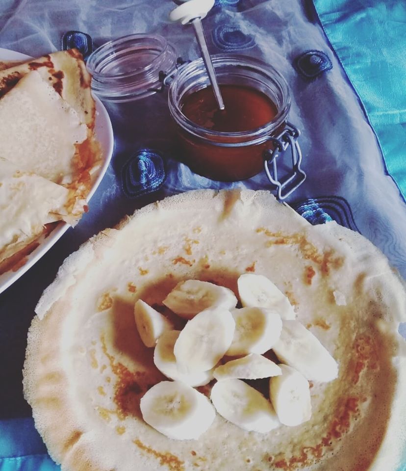 Crêpes au lait de coco