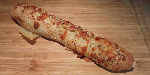 la baguette flambée au comté