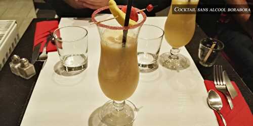 J'ai testé pour vous : le cocktail sans alcool Borabora - restaurant Le 8 - la vie trépidante de twinsribbons