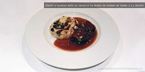 le gigot d'agneau rôti au thym - le restaurant La Bourgogne