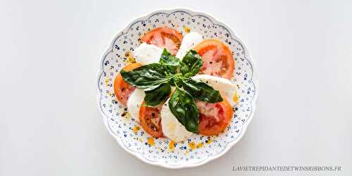Salade caprese - la vie trépidante de twinsribbons