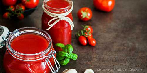 Sauce ketchup maison - la vie trépidante de twinsribbons