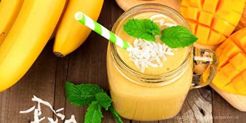 Smoothie mangue banane express