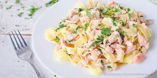 Tagliatelles au saumon