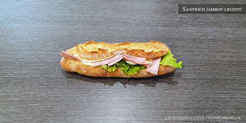 Sandwich jambon crudité - boulangerie Folet - Pontoise