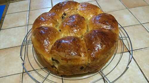 Brioche moelleuse aux pépites de chocolat