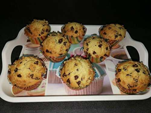 Muffins aux pépites de chocolats