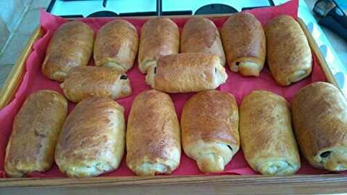 Petits pains au chocolat briochés