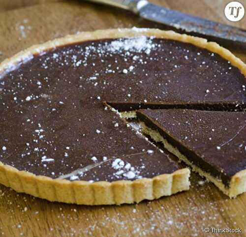 Tarte au chocolat de Cyril Lignac