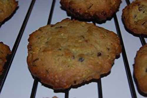 Cookies pistache chocolat