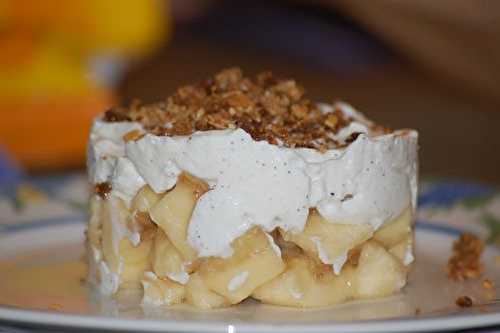 Crumble banana split