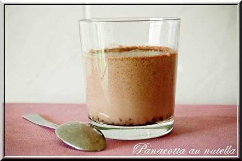 Panacotta au nutella