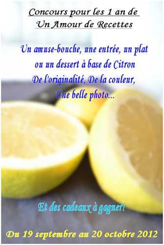 Verrine citron