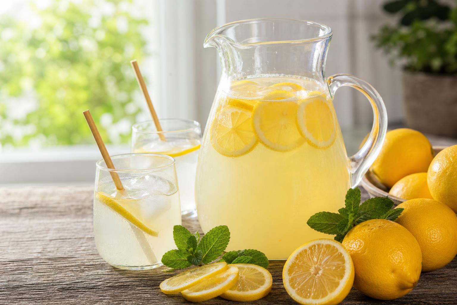 Recette citronnade maison fraîche et naturelle