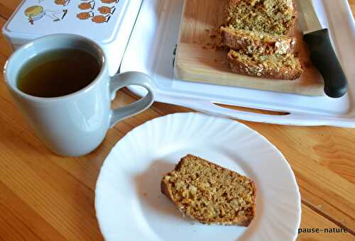 Butternut-cake cannelle, flocons d'avoine et noix de cajou